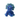 Bukowski Bears Baby Tricey premium blue stuffed animal triceratops dinosaur plush toy